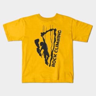Rock Climber Kids T-Shirt